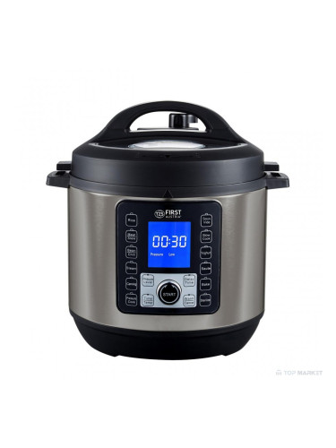 Електрическа тенджера под налягане-мултикукър FIRST FA-5130-2-SI