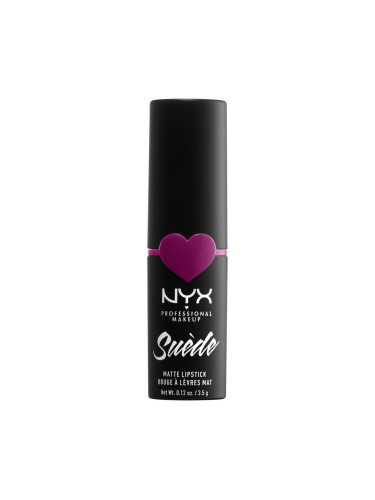 NYX Professional Makeup Suède Matte Lipstick Червило за жени 3,5 гр Нюанс 32 Copenhagen