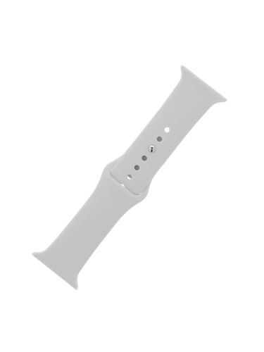 Силиконова каишка bSmart за часовник Apple iWatch 38/40/41mm, Размер M/L, Слонова кост