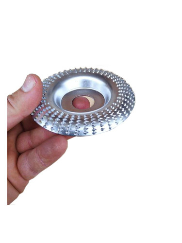 Карвинг диск за ъглошлайф, за дърво / рашпила, овал, 100x22 мм (06878)