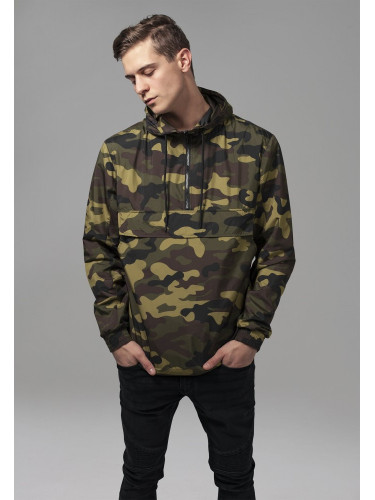 Мъжко яке ветровка в камуфлаж Urban Classics woodcamo
