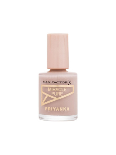 Max Factor Priyanka Miracle Pure Лак за нокти за жени 12 ml Нюанс 216 Vanilla Spice
