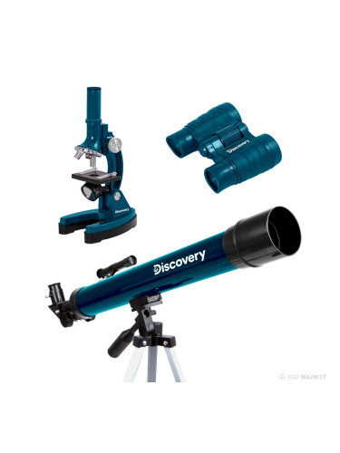 Комплект LEVENHUK Discovery Scope 3 с книга