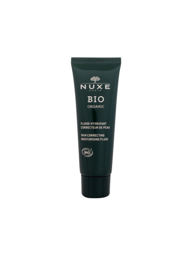 NUXE Bio Organic Skin Correcting Moisturising Fluid Гел за лице за жени 50 ml