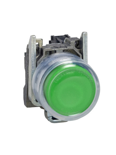 Панелен превключвател, XB4BP31, бутон, ф22mm, 3A/240VAC, 2 позиции