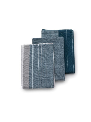 Комплект от 3 бр. кухненски кърпи KELA PASADO в тъмносин цвят - 65 х 45 см