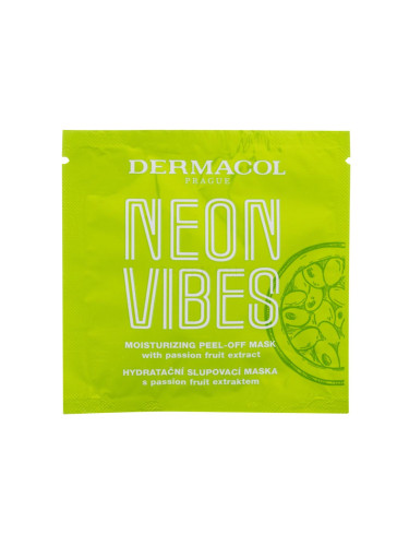 Dermacol Neon Vibes Moisturizing Peel-Off Mask Маска за лице за жени 8 ml