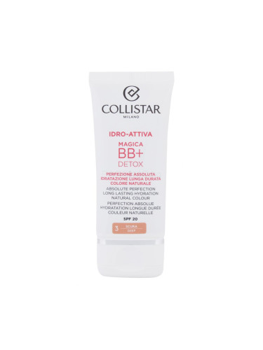 Collistar Idro-Attiva Magica BB + Detox SPF20 BB крем за жени 50 ml Нюанс 3 Deep