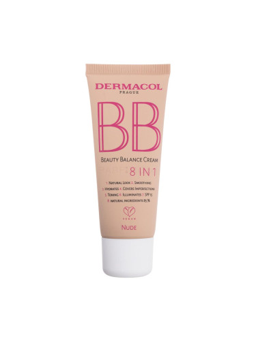 Dermacol BB Beauty Balance Cream 8 IN 1 SPF15 BB крем за жени 30 ml Нюанс 2 Nude