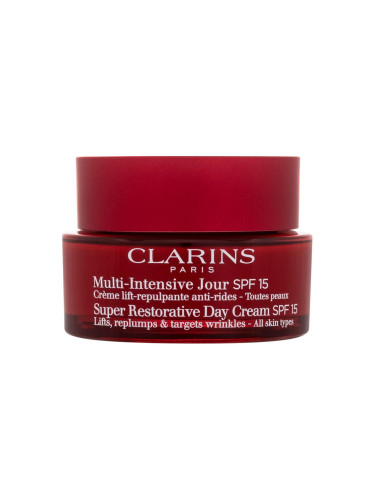 Clarins Super Restorative Day Cream SPF15 Дневен крем за лице за жени 50 ml