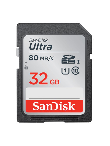 SanDisk Ultra 32GB SDHC Memory Card 120MB/s, EAN: 619659183813