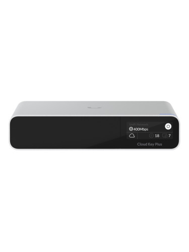 UBIQUITI CloudKey+; Pre-installed 1TB HDD; Connect and power using PoE