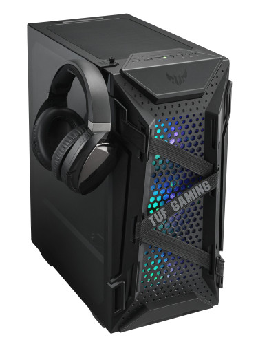 Кутия ASUS TUF Gaming GT301, Mid-Tower, Aura Sync ARGB, Черна