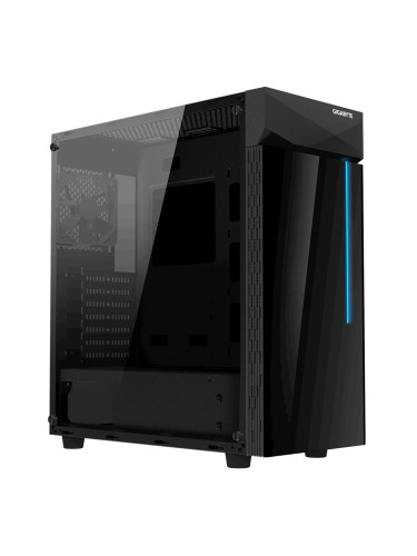 Кутия Gigabyte C200G RGB, Mid Tower, Черна