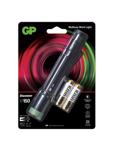 Фенер GP BATTERIES C33, LED, 150 lm, CREE Discovery TASK COD Light