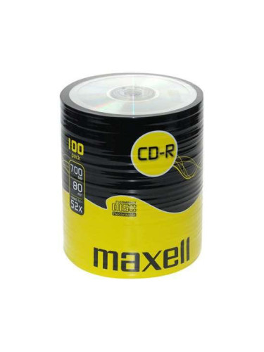 CD-R80 MAXELL, 700MB, 52x, 100 бр