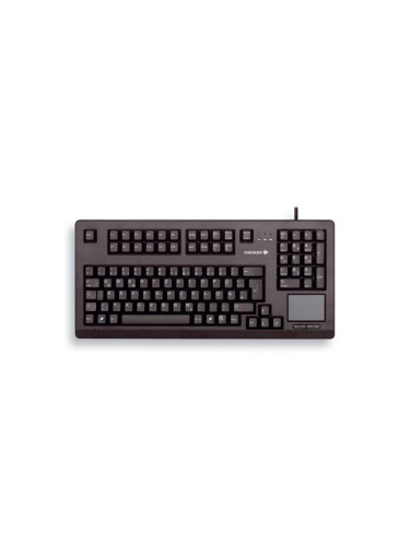 Компактна жична клавиатура CHERRY G80-11900, с touchpad, черна