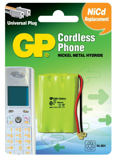 Батерия за телефон GP 3*ААА 3.6V NiMH 550mAh GPT207