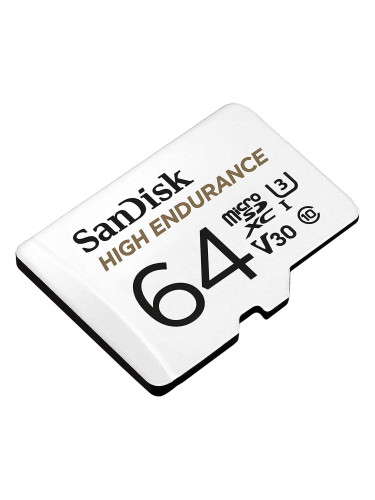 Карта памет SANDISK High Endurance micro SDHC UHS-I, A1, SD Адаптер, 6