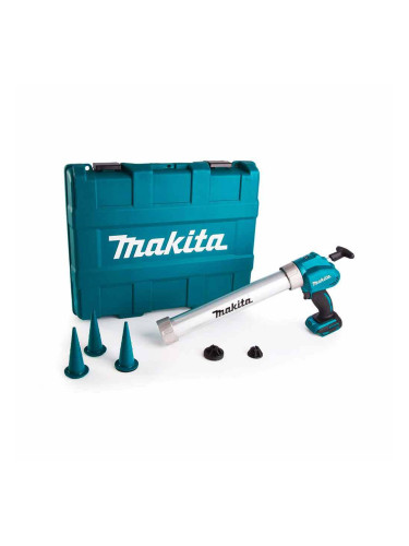 Пистолет за силикон, акумулаторен, Makita DCG180ZB, 18V, LXT, 5000N, 0.6 литра