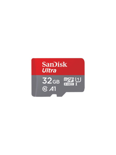 Карта памет SANDISK Ultra microSDHC, 32GB, A1, UHS-I, U1, Class 10, 12