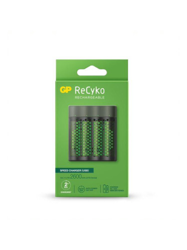 Зарядно устройство GP M451-270AAHCE-EB4, 4 AA, NiMH, 2700mAh, FAST