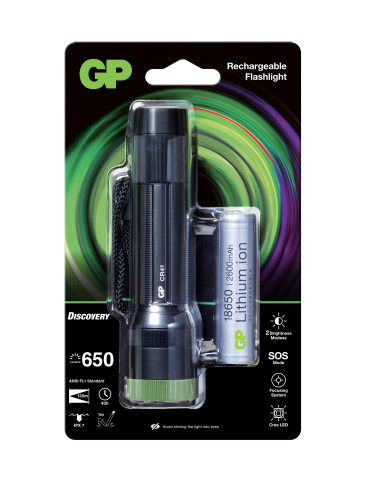 Фенер акумулаторен CR41 LED 600 lm, CREE Discovery Outdoor GP
