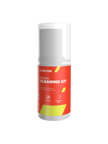 CANYON CCL31, Cleaning Kit, Screen Cleaning Spray + microfiberSpray fo