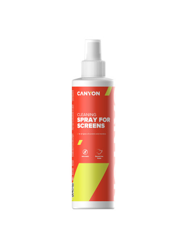 CANYON CCL21, Screen Сleaning Spray for optical surface, 250ml, 58x58x
