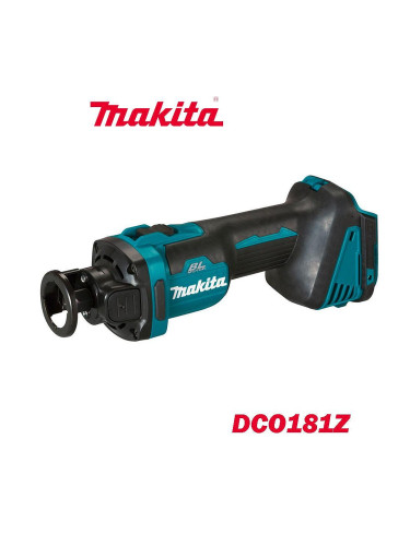 Фреза за гипскартон акумулаторна, Makita DCO181Z, 18V, LXT, 3.2-6.35 мм, безчетков мотор