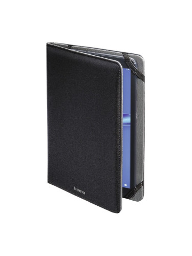 Калъф-стойка за таблет HAMA Strap, 9.5 - 11", Черен, 216429