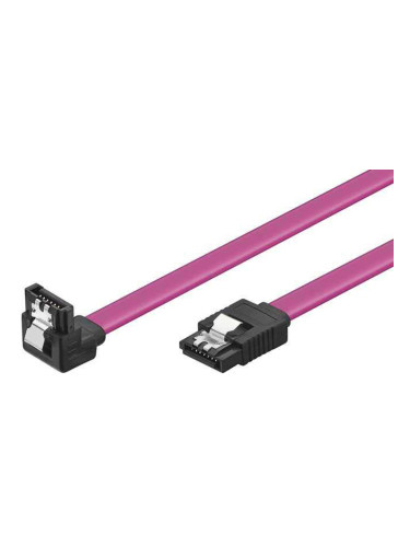 VCom Кабел SATA Cable W/Lock Right Angle - CH302R-0.45m