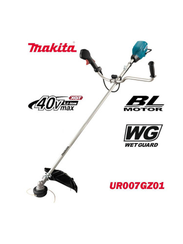 Тример акумулаторен Makita UR007GZ01, 40V, XGT, 43 см