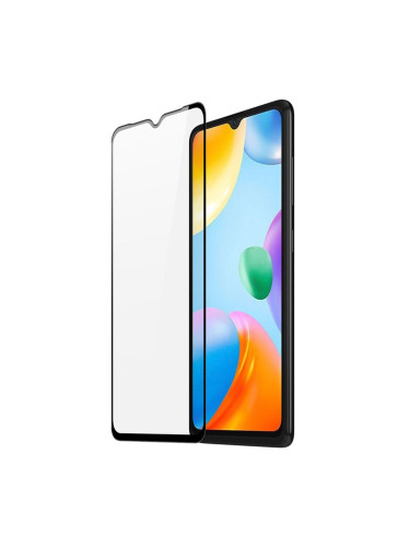 Стъклен протектор OG Premium с цяло лепило, За Xiaomi Redmi 10C, Черен