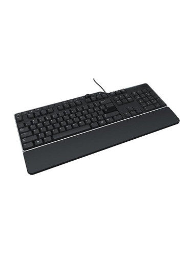 US/Euro (QWERTY) Dell KB-522 Wired Business Multimedia USB Keyboard Bl