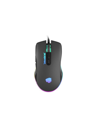 Мишка Fury Gaming Mouse Scrapper 6400DPI Optical With Software RGB Bac