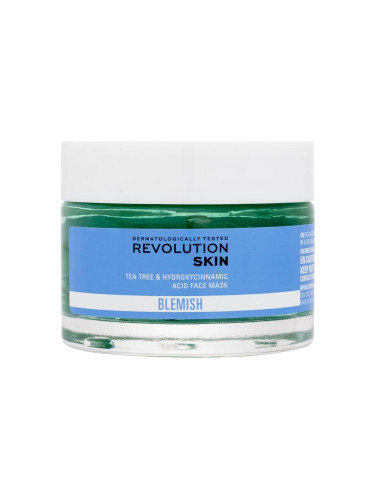 Revolution Skincare Blemish Tea Tree & Hydroxycinnamic Acid Face Mask Маска за лице за жени 50 ml