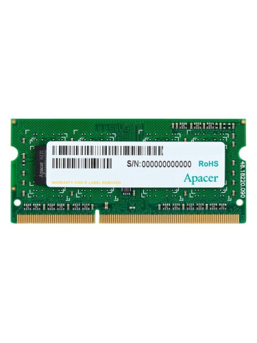 Памет Apacer 4GB Notebook Memory - DDR3 SODIMM PC10600 512x8 @ 1333MHz