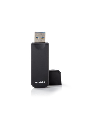 Четец за картa памет Micro SD към USB 3.2 Gen1, черен