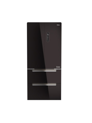 Хладилник с фризер Teka RFD 77820 черно стъкло