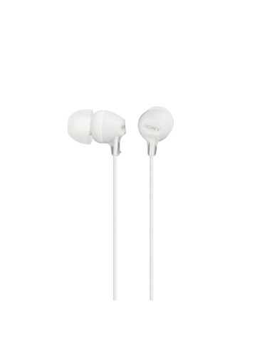 Слушалки Sony Headset MDR-EX15LP white