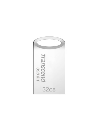 Памет Transcend 32GB JETFLASH 710, USB 3.1, Silver Plating