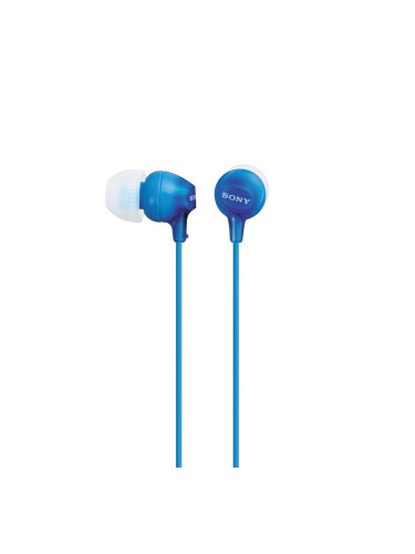 Слушалки Sony Headset MDR-EX15LP blue