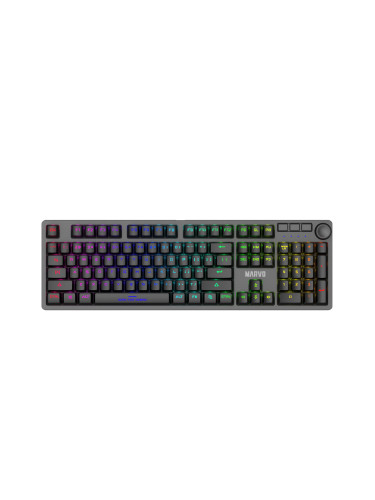 Marvo геймърска механична клавиатура Gaming Mechanical keyboard 108 ke
