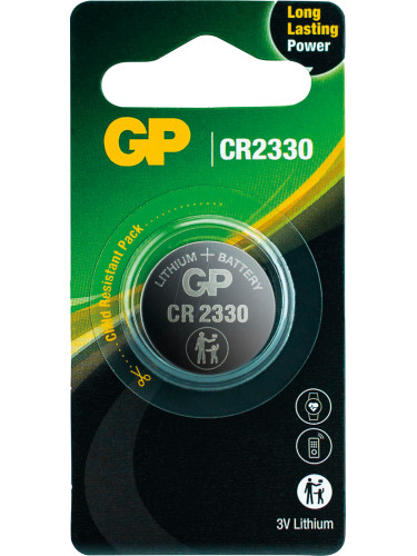 Литиева бутонна батерия GP CR-2330 3V 1 бр. в блистер /цена за 1 бр.