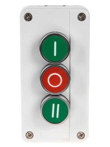 Бутониера тройна XAL-B339C, 6A/250VAC, 3A/380VAC, 3PST - NO+NC+NO