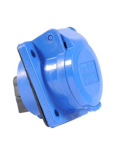 Индустриален контакт, HT-413, монофазен, 2P+E, 3х16A, 230VAC, VEMARK