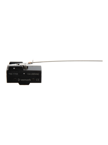 Краен изключвател TM 1705, SPDT, NO+NC, 15A/250VAC, с лост
