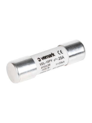 Предпазител, керамичен, за соларни панели, 25А, 1000VDC, VDL-10PV-25 149073