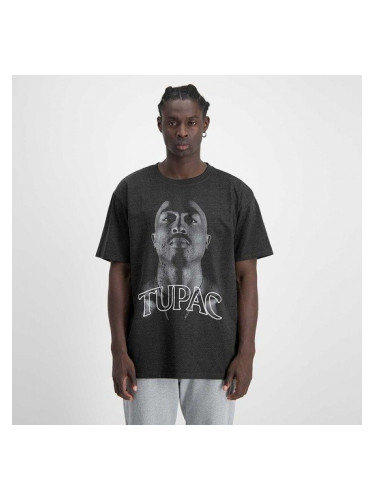 Мъжка тениска в черен цвят Mister Tee Tupac Up